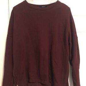 Forever 21 Maroon crew neck